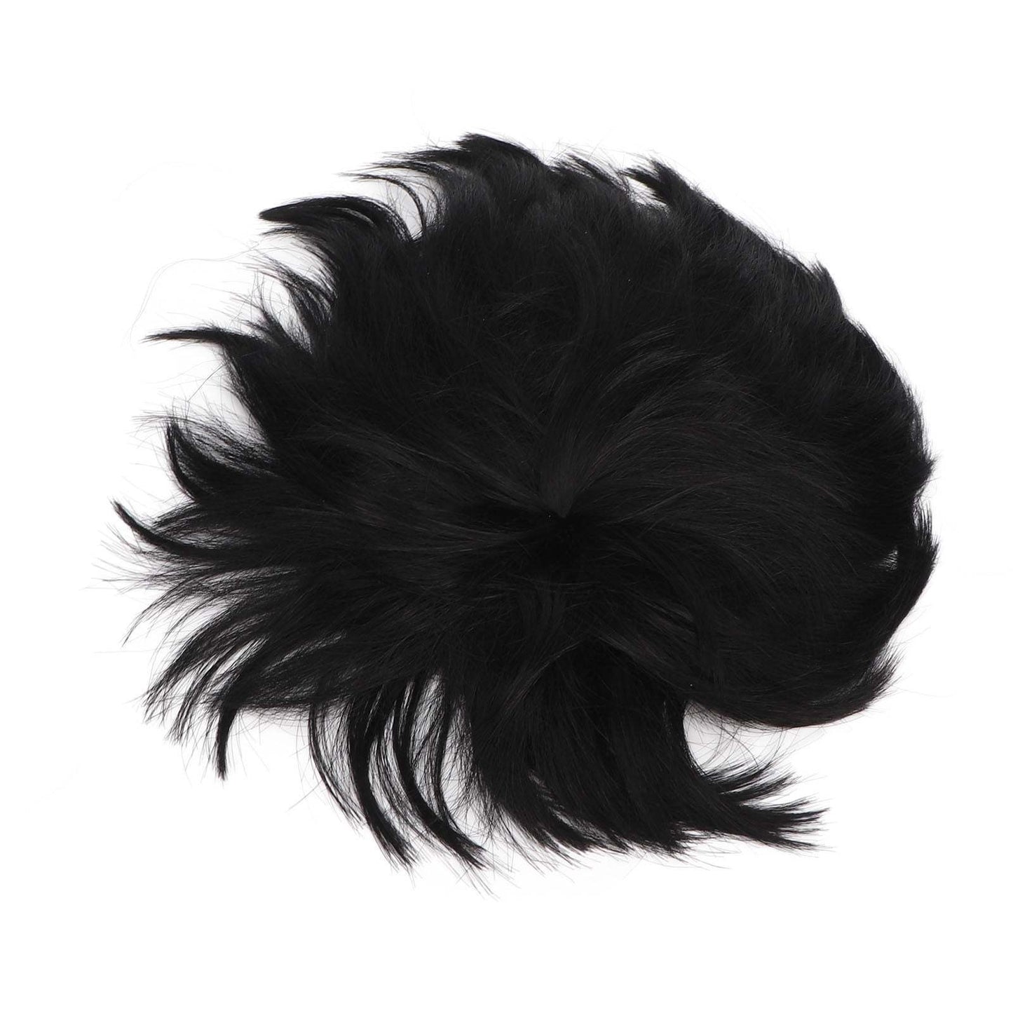 Men Short Toupee Fashionable Handsome Comfortable Breathable Men Hair Topper Wig for Daily Halloween Cosplay