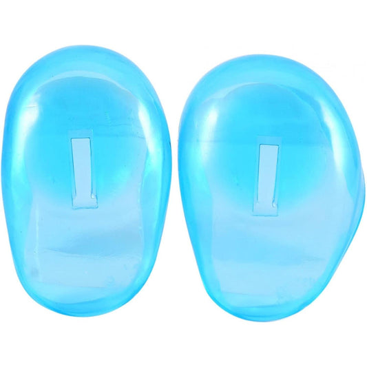 Ear Protection Tools, Hair Color Earmuffs,2pcs Blue Ear Cover Shield Anti Staining Plastic Guard Protects Earmuffs From The Dye Great for home personal use or business hairdressing salon use