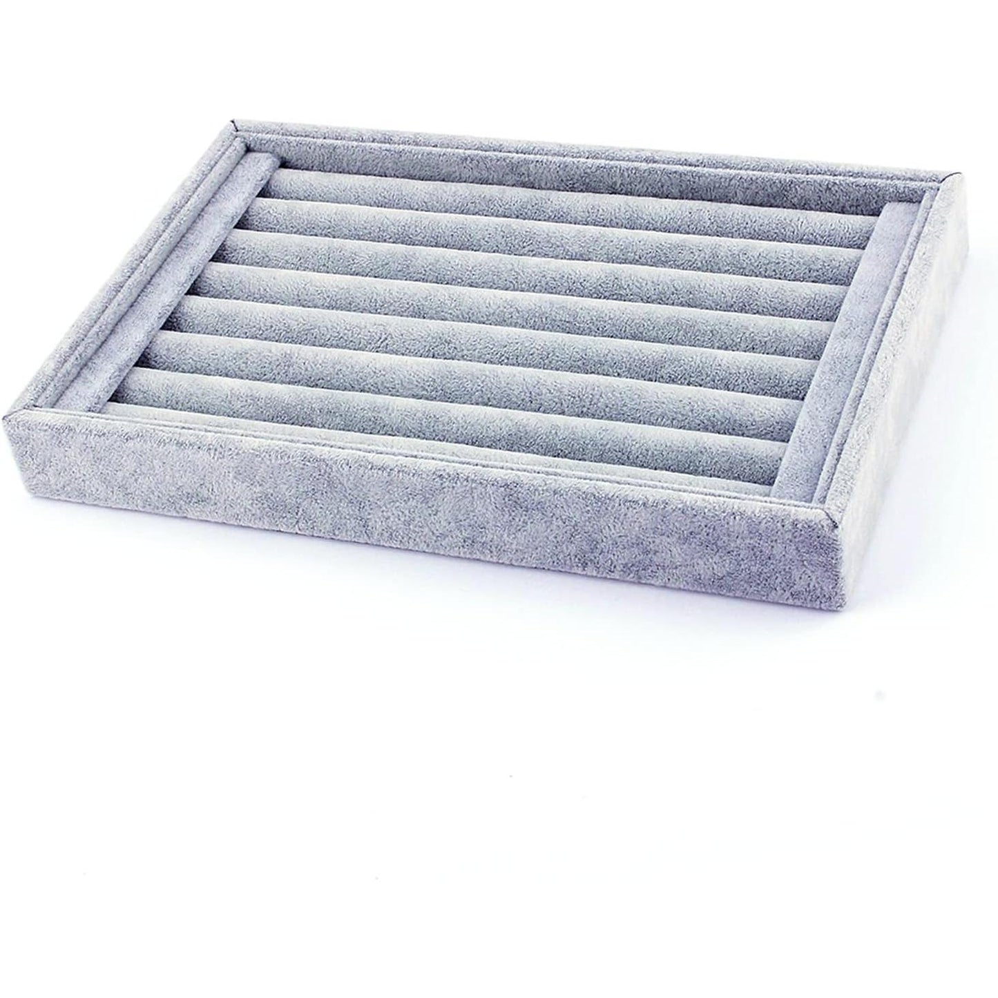 Ring Storage Box - Jewelry Display Storage Tray Organizer for Rings, Ties, Clips, and Earrings