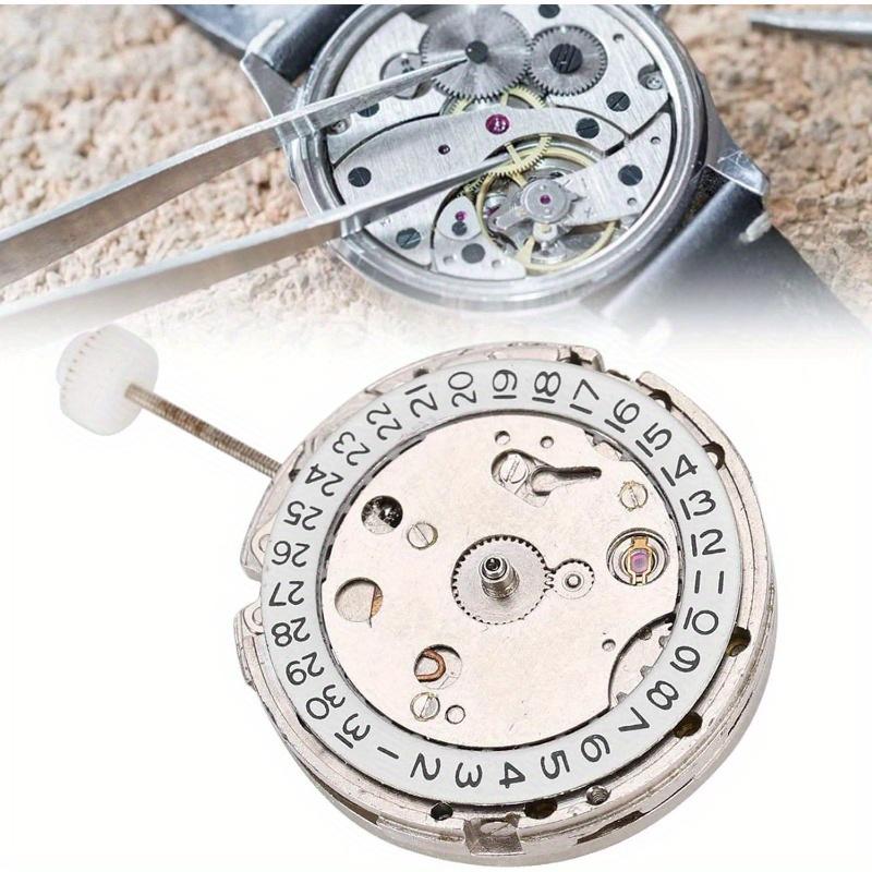 Watch Accessories, 2813 Watch Movement Watch Tools Automatic Mechanical Watch Movement Replacement Part White