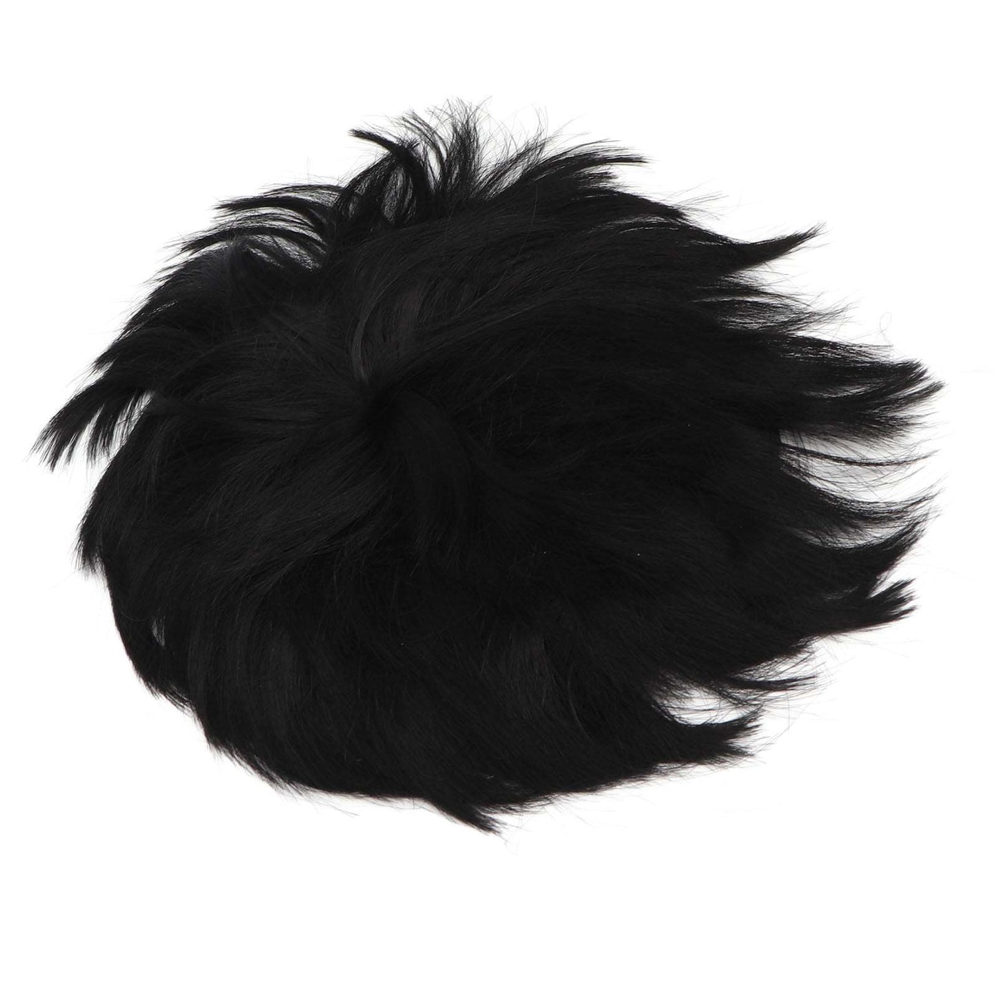 Men Short Toupee Fashionable Handsome Comfortable Breathable Men Hair Topper Wig for Daily Halloween Cosplay