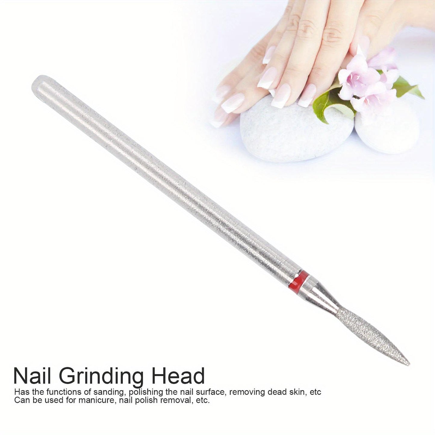 50pcs Professional Nail Polishing Grinding Head Nail Drill Bits Manicure Tool Accessory