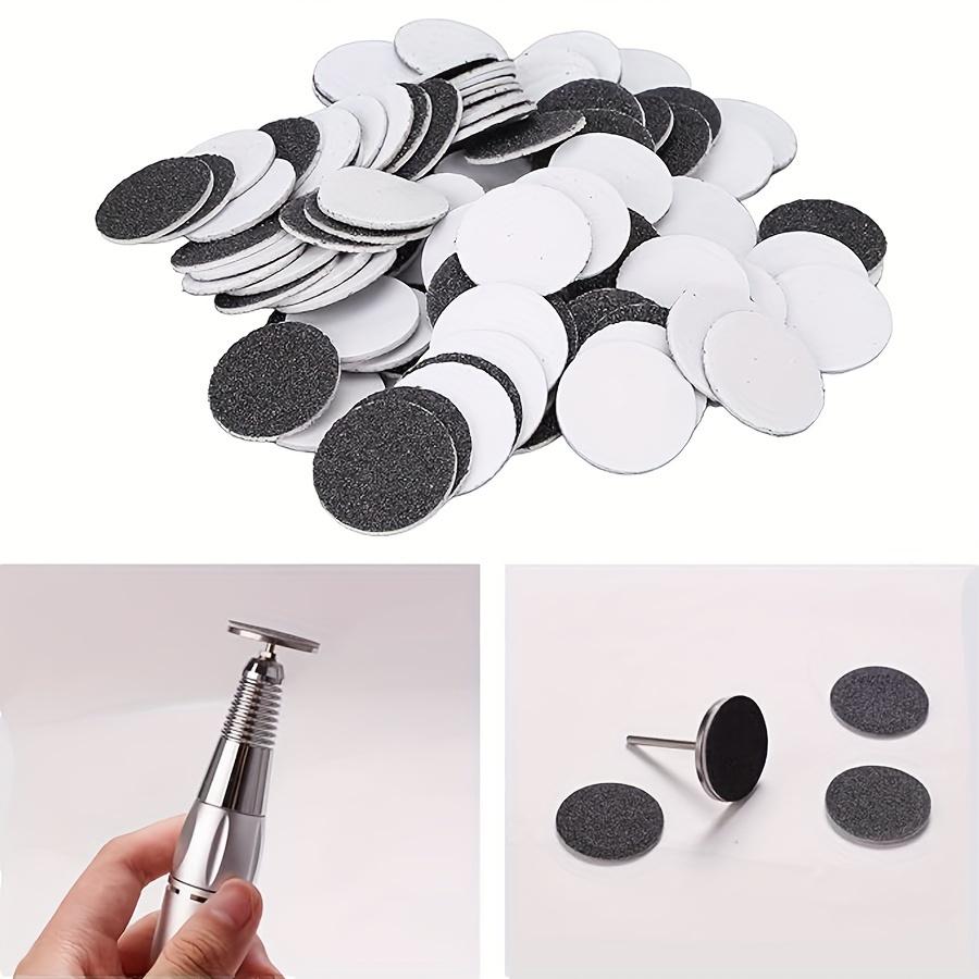 50pcs Self-Adhesive Sandpaper Discs for Electric Foot Callus Remover - Easy Apply, Exfoliating Pedicure Tool for Smooth Feet & Nails