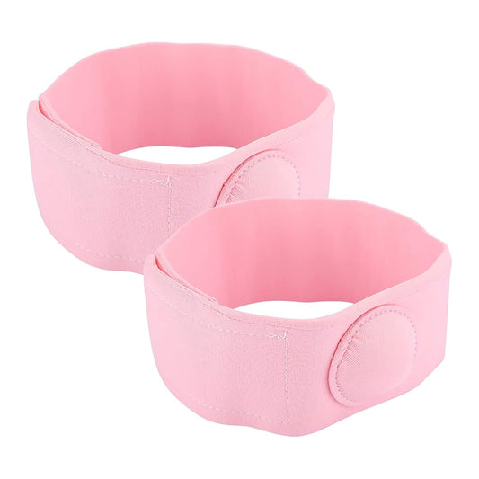 2pcs Umbilical Hernia Belt for Babies pink Baby Hernia Belt, Belly Button Hernia Belt Baby Hernia Belt Hernia Therapy Treatment Children Infant Umbilical Hernia Belt Baby Belly Button Band