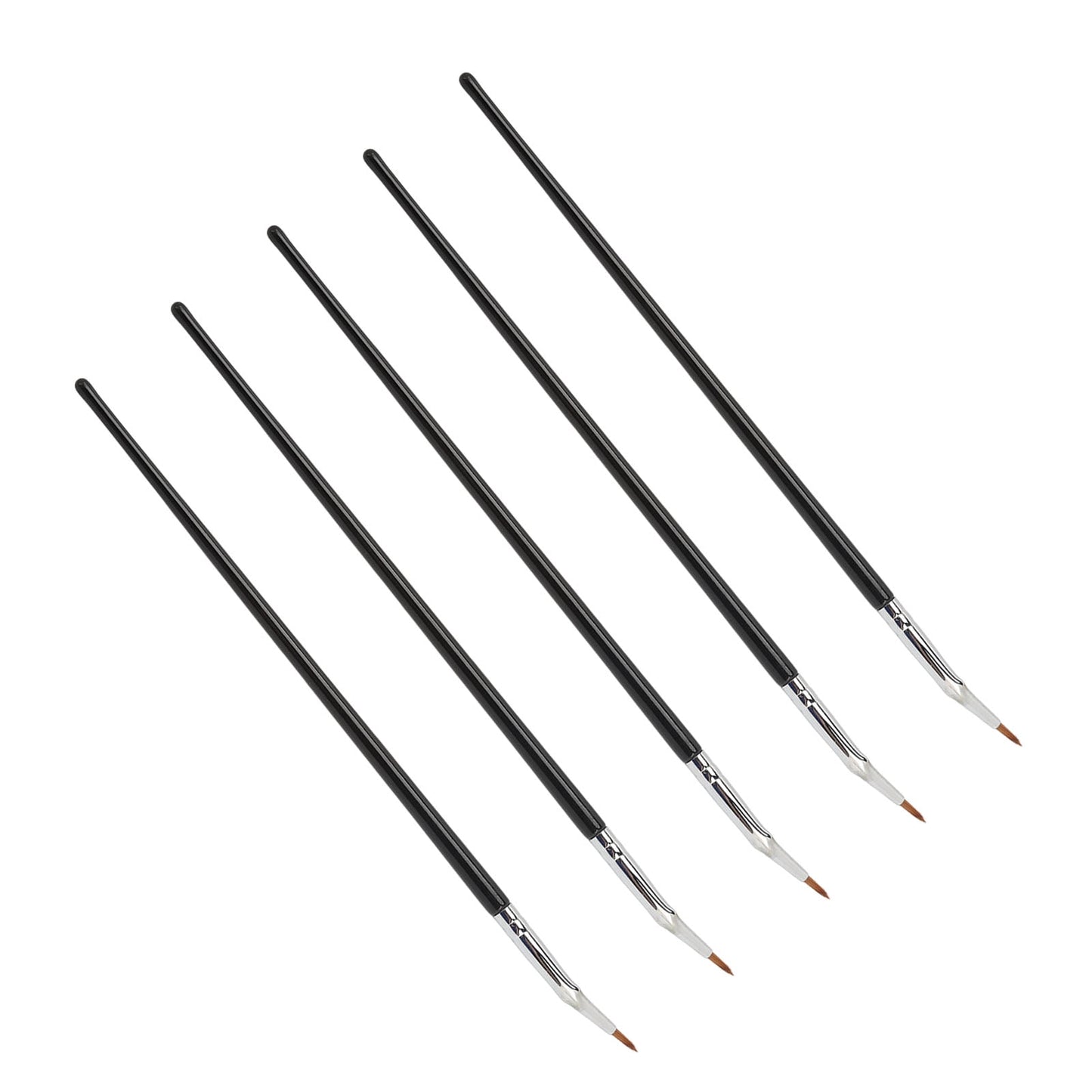 5pcs Bent Eyeliner Brush Multifunctional Makeup Angled Eyeliner Brushes Cosmetic Tool for Concealer