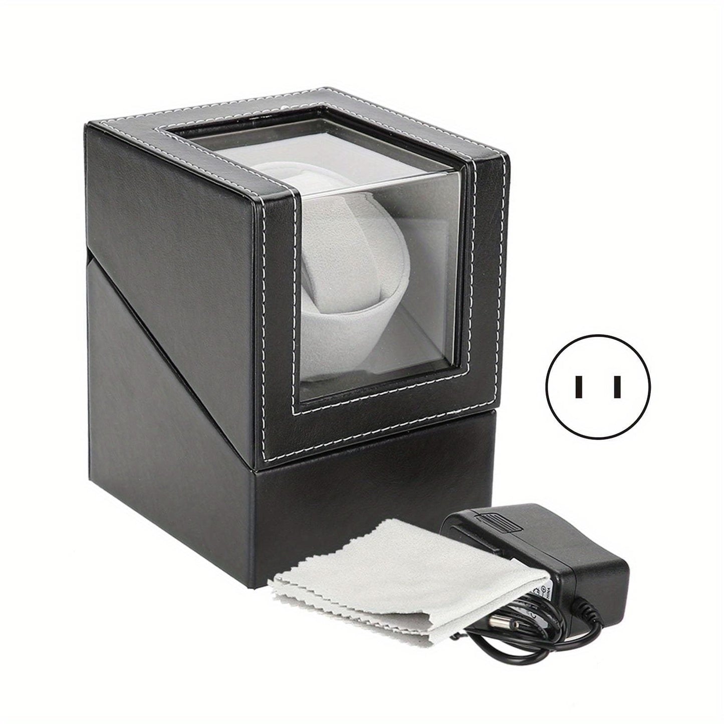 Single Watch Winder Holder Display Storage Automatic Mechanical Watch Box