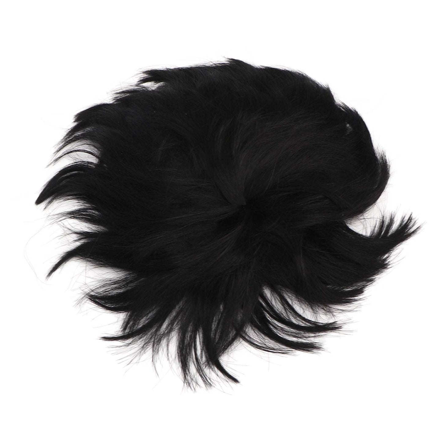 Men Short Toupee Fashionable Handsome Comfortable Breathable Men Hair Topper Wig for Daily Halloween Cosplay