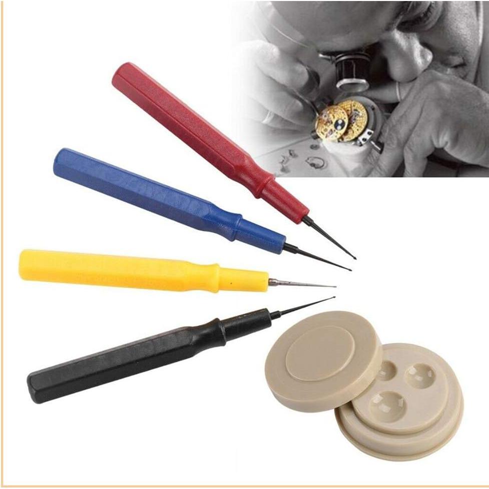 1Set Watch Repair Tool Kit 4 Different Size Oiler Pen Needle With 1 Oil Cup For Watchmaker Watches Clocks Repair