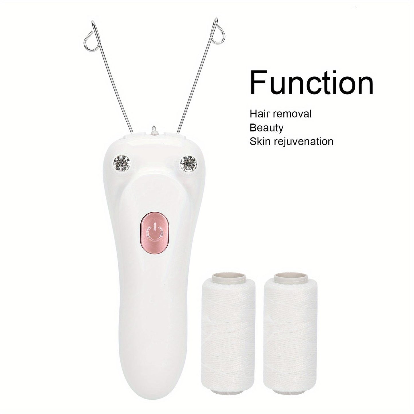 Facial Hair Remover for Women Electric Cotton Thread Epilator- Facial Threading Hair Removal Device Physical Removal Shaver Tool