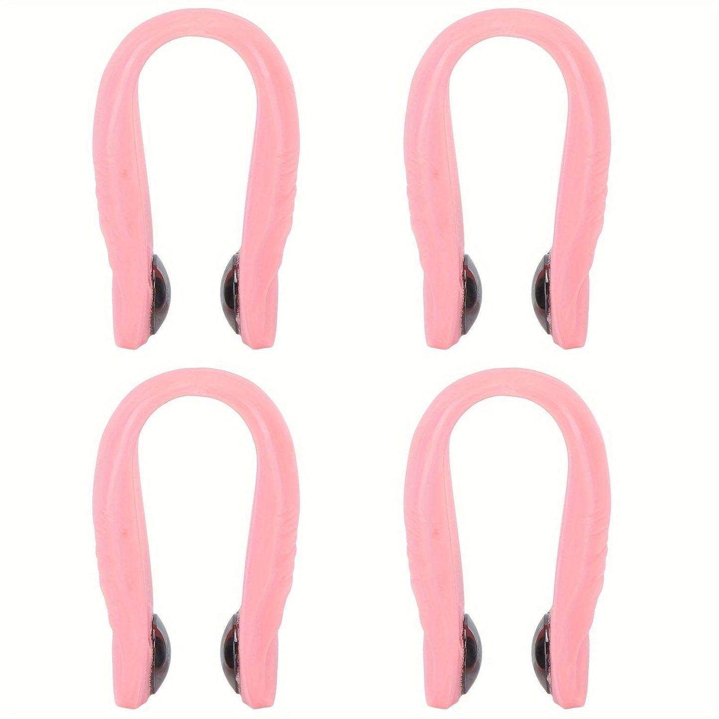 4pcs Acupressure Hand Pressure Point Clip Stress Reduction Wearable Magnets Headache Migraine Relief Clip Pink