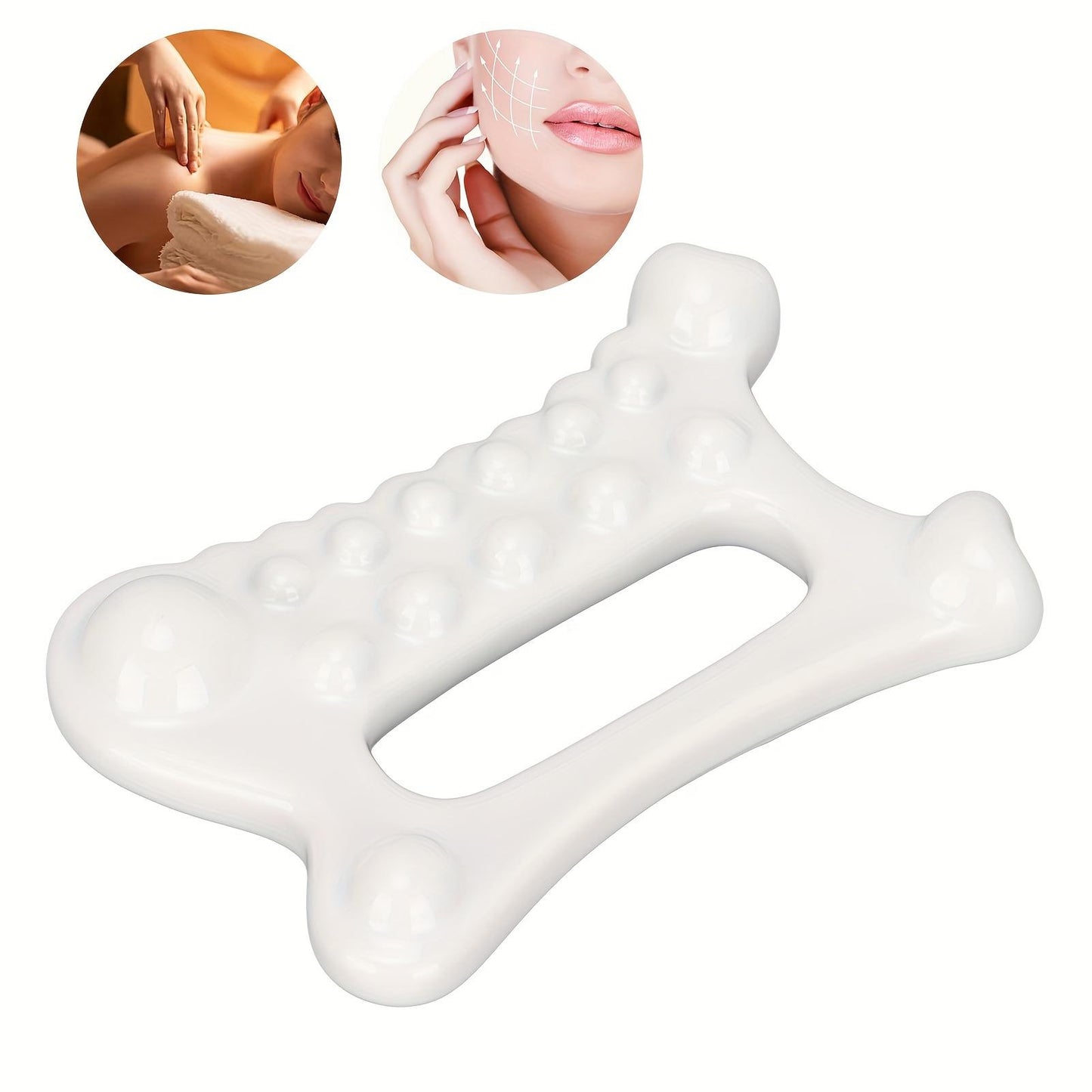 Facial Gua Sha Massage Board Ceramics Reduce Fat Static Free Portable Full Body Scraping Plate Gua Sha Scraping Massage Tool Facial Scraping Plate Facial Gua Sha Massage Board Scraping Massage Tool For Women Adults