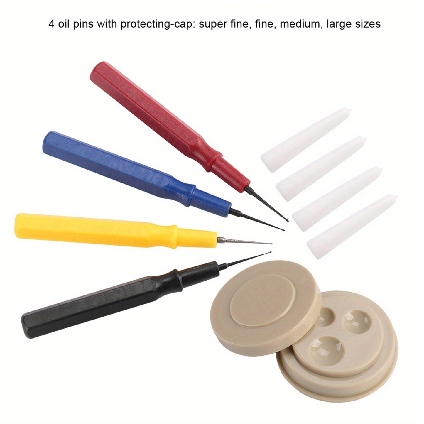 Watchmaker Repair Tool Professional Watch Oiler Set 1 Oil Cup 4 Oil Pen Assortment Kit