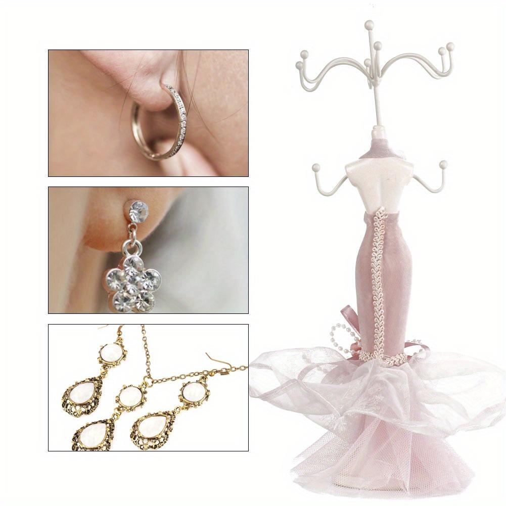 Model Dress High Heeled Shoes Earring Necklace Ring Jewelry Holder Stand Display