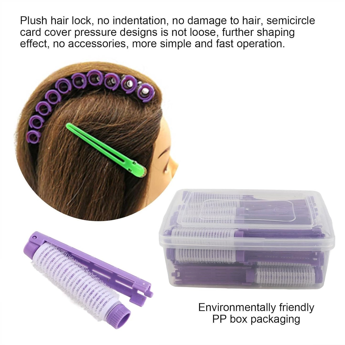 20pcs Hair Perm Rods Set - Curling Rollers for Salon-Quality Hairdressing at Home