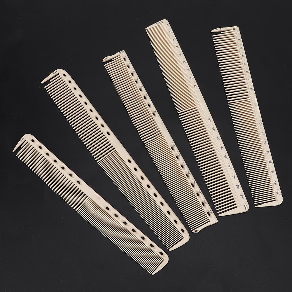 10Pcs Professional Hairdressing Comb Barber Hair Styling Cutting Comb with Measure ScaleComb