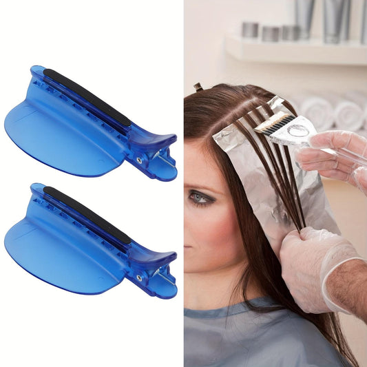 Sectioning Clip, 2PCS Sectioning Clips Heat Insulation Easy Speed Separator Clip Speed Separator Hair Clip For Wig Extension Hair Blue