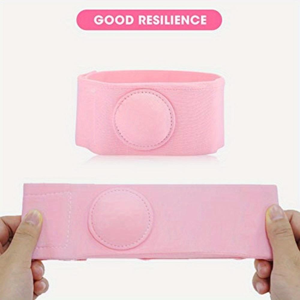 Hernia Belt, 2pcs Hernia Belt Hernia Treatment Children Infant Baby Umbilical Hernia Belt(Pink)