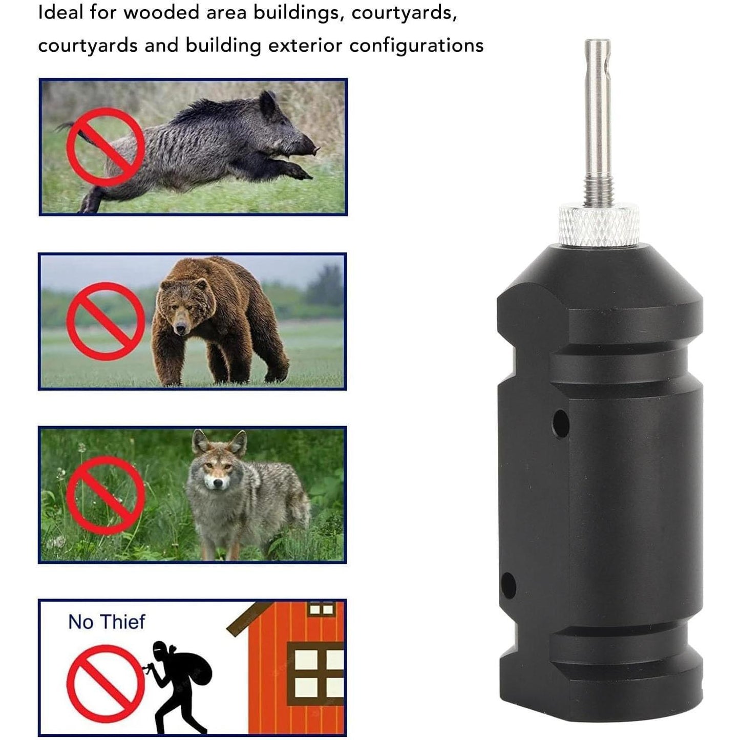 360 Degree Trip Wire Alarm - Reusable Perimeter Security System for Early Warning and Camping