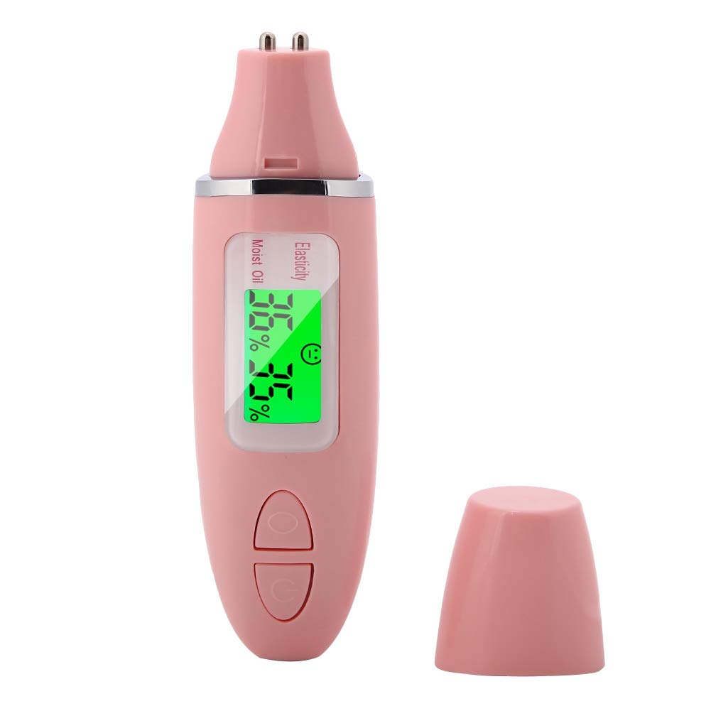 Detector For Face, Skin Analyzer Machine Professional, Digital Skin Oil Sensor, Skin Analyzer Tester Water Oil Monitor LCD Display Monitoring Meter for Face and Body