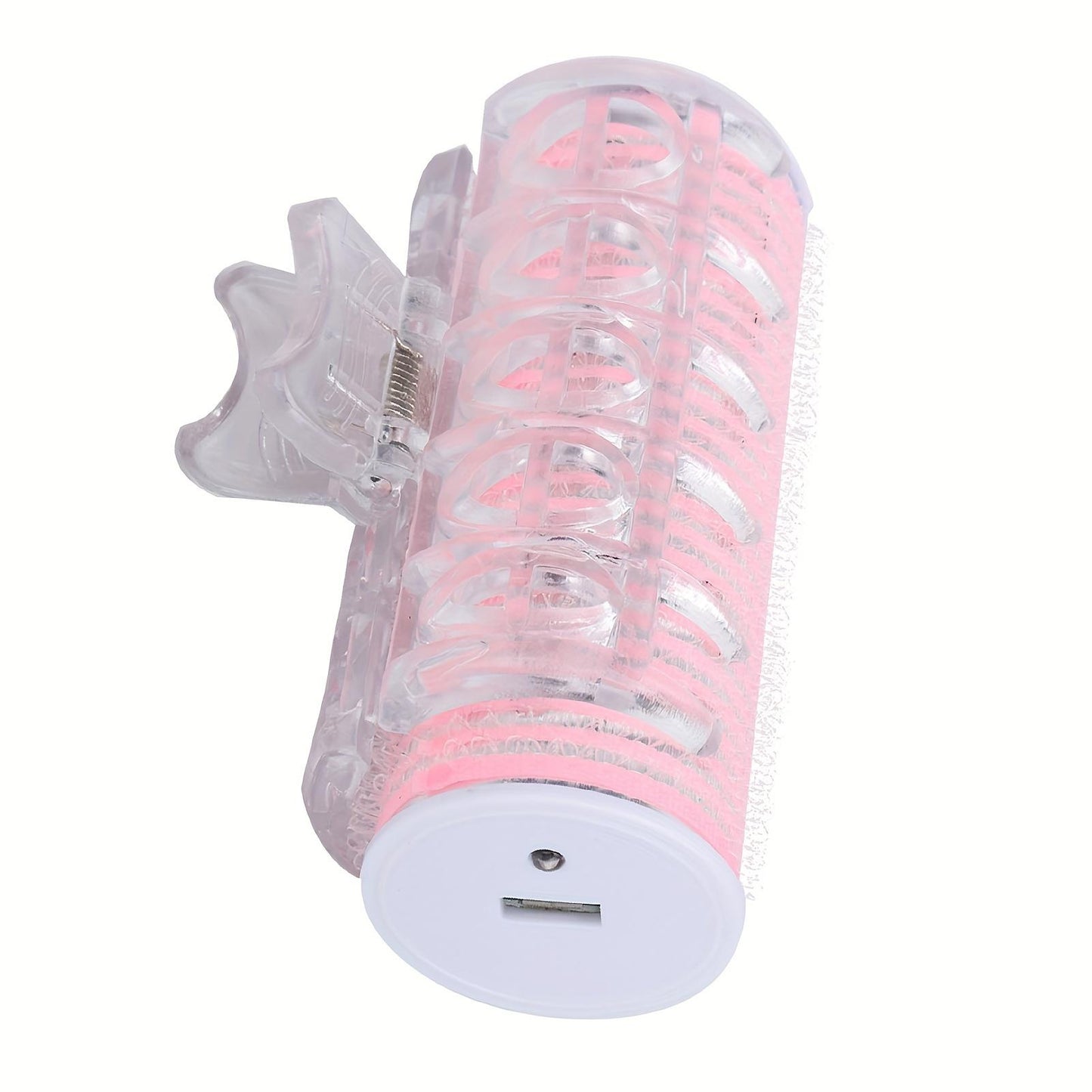 Fdit USB Portable Hair Roller Hair Rollers Curlers Spiral Curls Bangs Curling Hair Styling Tool Mini Electric Hair Curler DIY Hairdressing Tool Women Styling Tools (Pink)