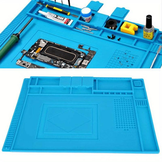 Watchmaker's rubber non-slip mat table mat repair high temperature platform heat insulation mat watch electronic repair work mat