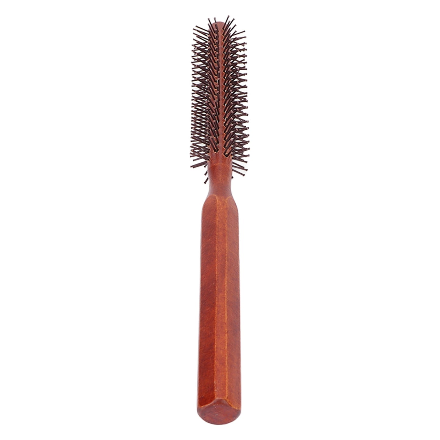 Qiilu Round Styling Hair Brush Curling Roller Hairbrush Small Wood Brush Unisex For Blow Drying Home Use,Round Styling Hair Brush