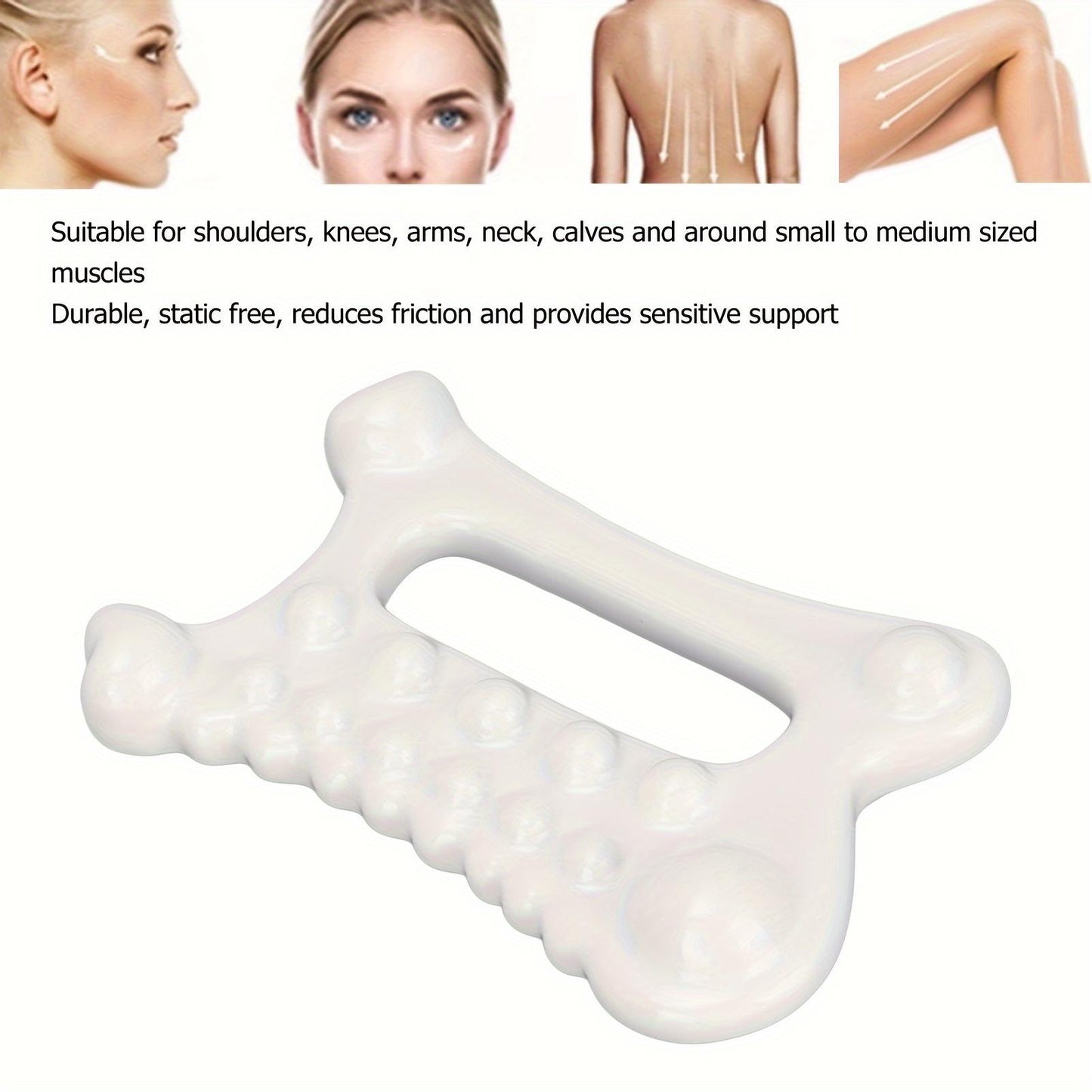 Facial Gua Sha Massage Board Ceramics Reduce Fat Static Free Portable Full Body Scraping Plate Gua Sha Scraping Massage Tool Facial Scraping Plate Facial Gua Sha Massage Board Scraping Massage Tool For Women Adults