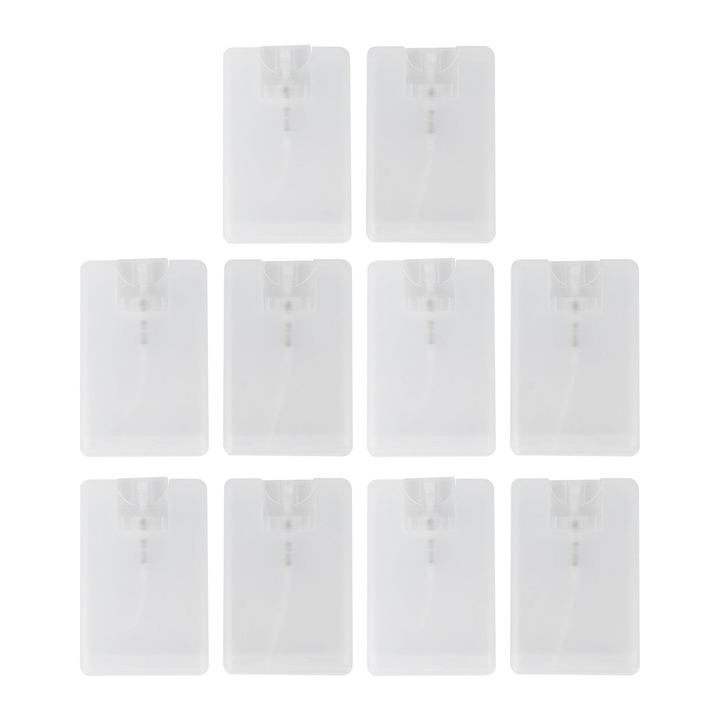 10Pcs Card Type Fine Mist Bottles - Portable Moisturizing Sprayer Box Empty Travel Bottle for Makeup Cosmetic