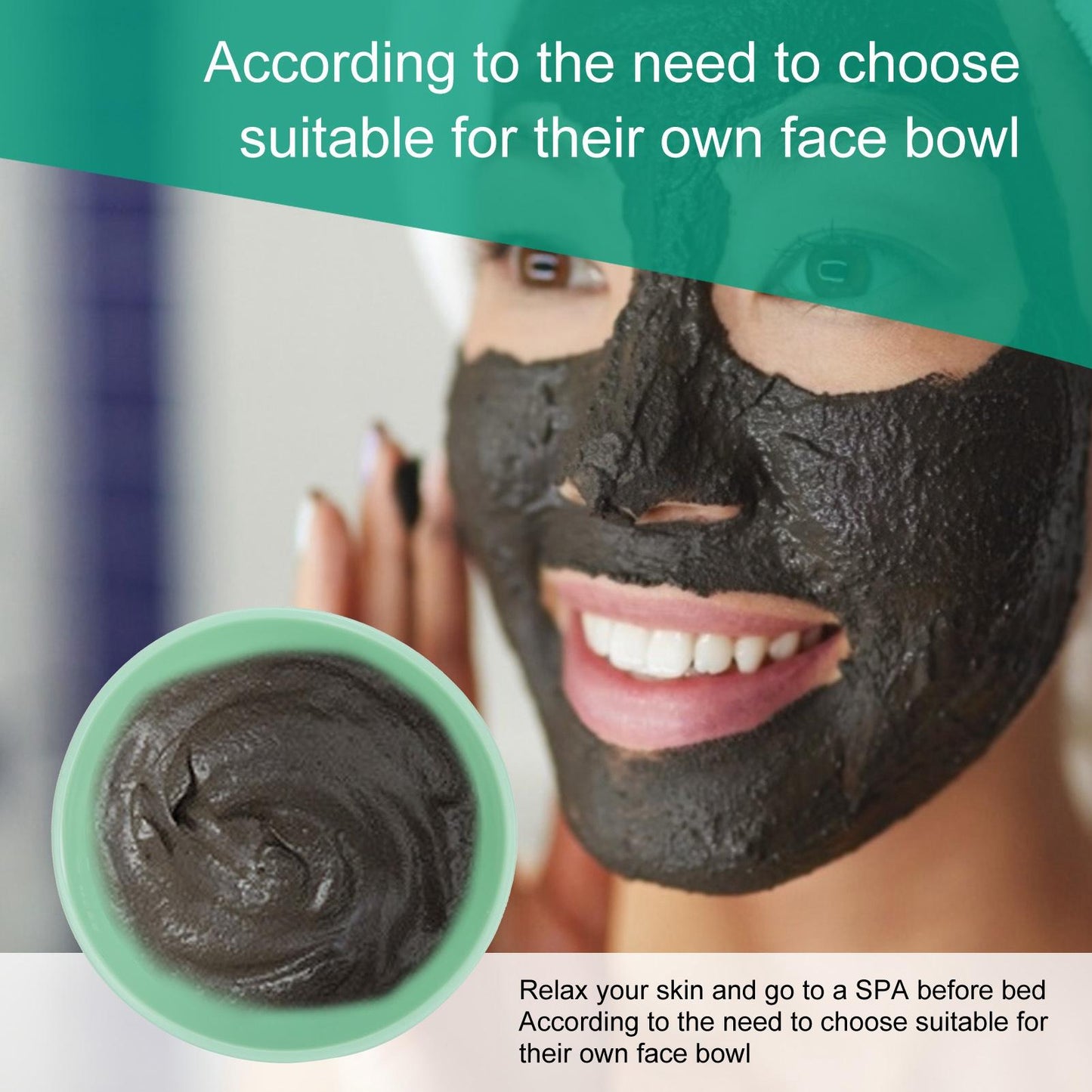 5PCS Facial Mask Mixing Bowl for Facial Mask, Mud Mask and Other Skincare Products