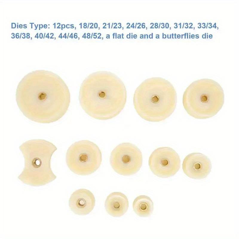 12pcs/set, Watch Press Tools For Watchmakers, Nylon Anti-slip Accessories, Molds, Nylon Case Closer, Watch Repair Tool Kit