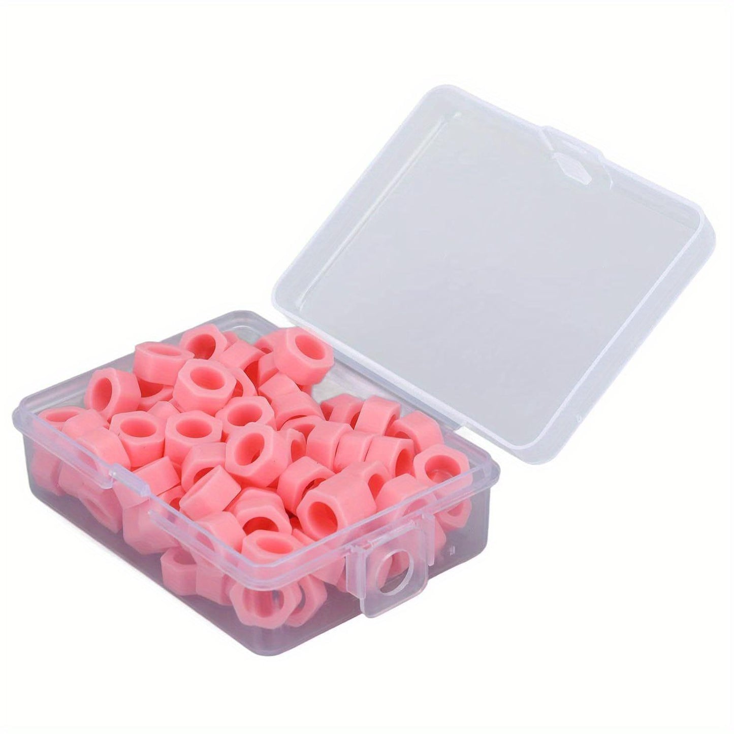 100pcs Dental Code Rings Silicone Color Code Instrument Rings for Instruments Identification ()