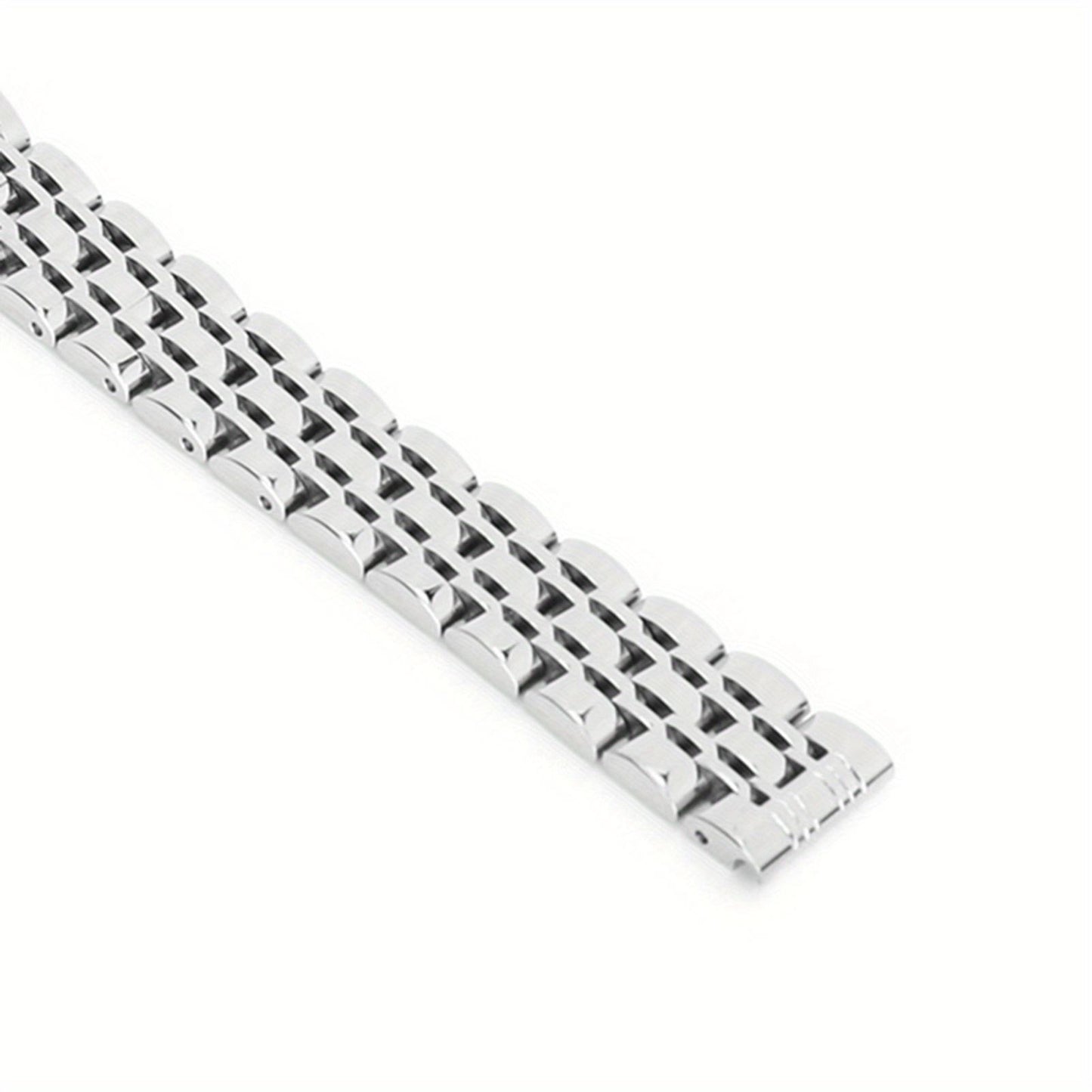 14mm Watch Band Stainless Steel Watch Strap Replacement Watch Band Strap Accessory