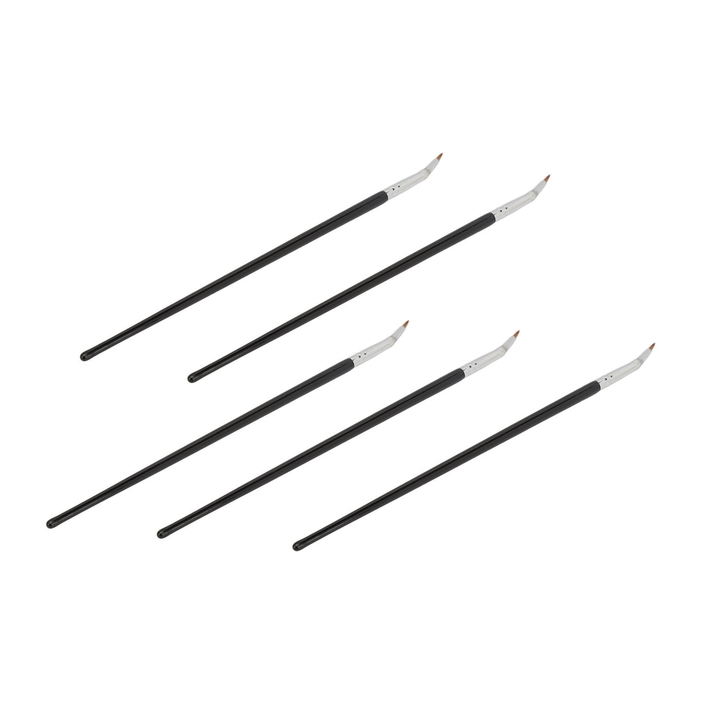 5pcs Bent Eyeliner Brush Multifunctional Makeup Angled Eyeliner Brushes Cosmetic Tool for Concealer