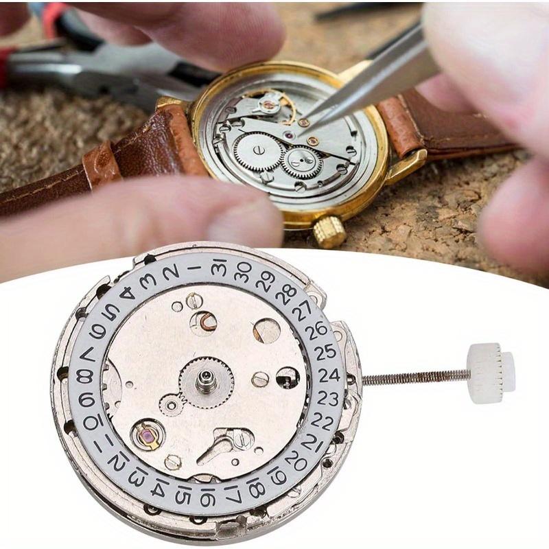 Watch Accessories, 2813 Watch Movement Watch Tools Automatic Mechanical Watch Movement Replacement Part White