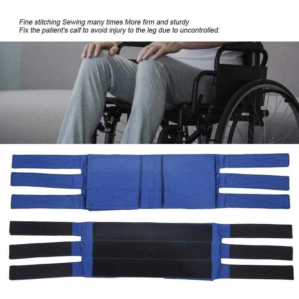 Wheelchair Leg Rest Seatbelt Restraining Strap Footrest Chair Harness Adult Wheelchair Support Safety Belt for Elderly Restraints Foot Straps for Handicap Disabled