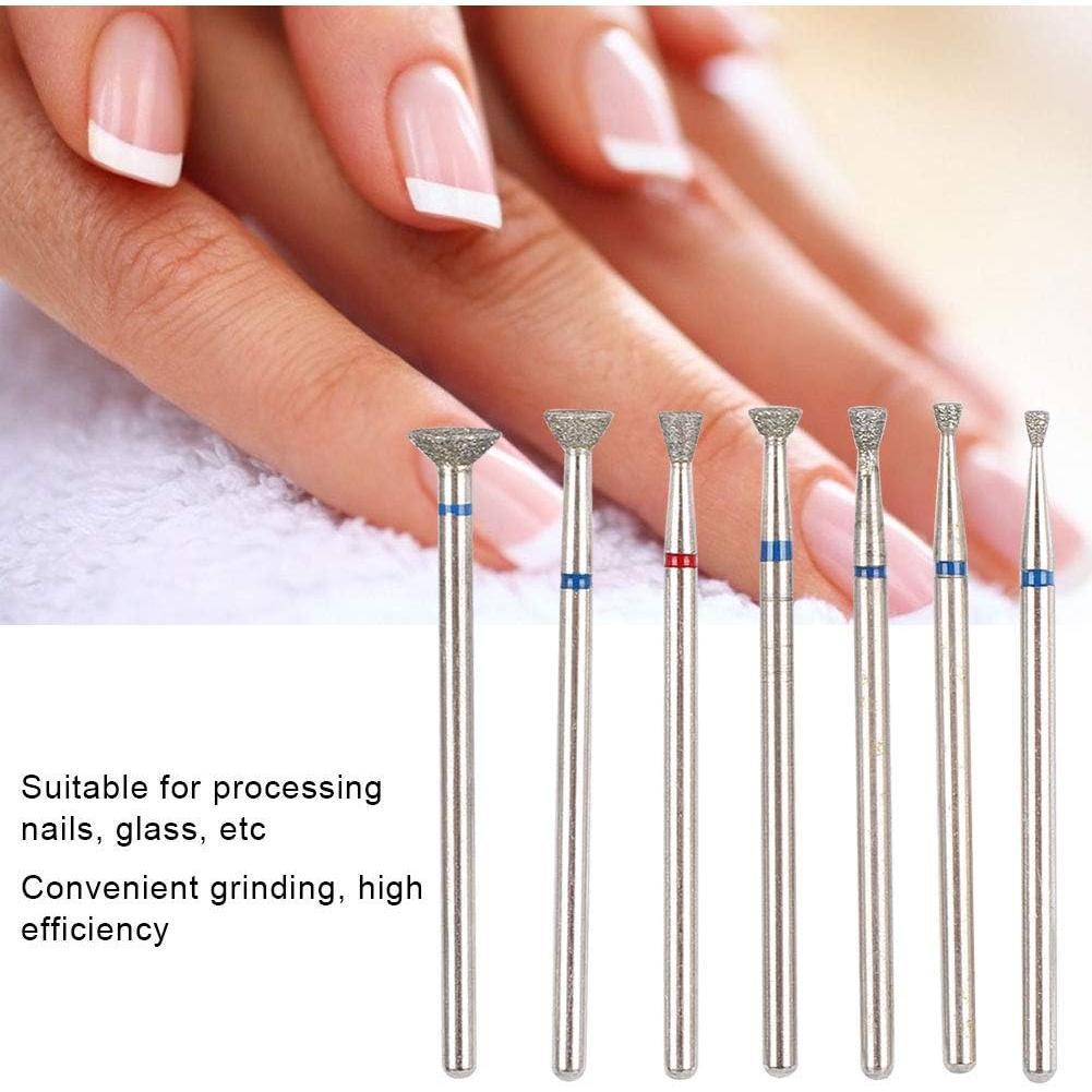 Nail Grinding Head,Multi-Functional Nail Art Manicure Drill Bits Electric Manicure Grinding Head Tool for Nail Polishing Machine (NO.03)