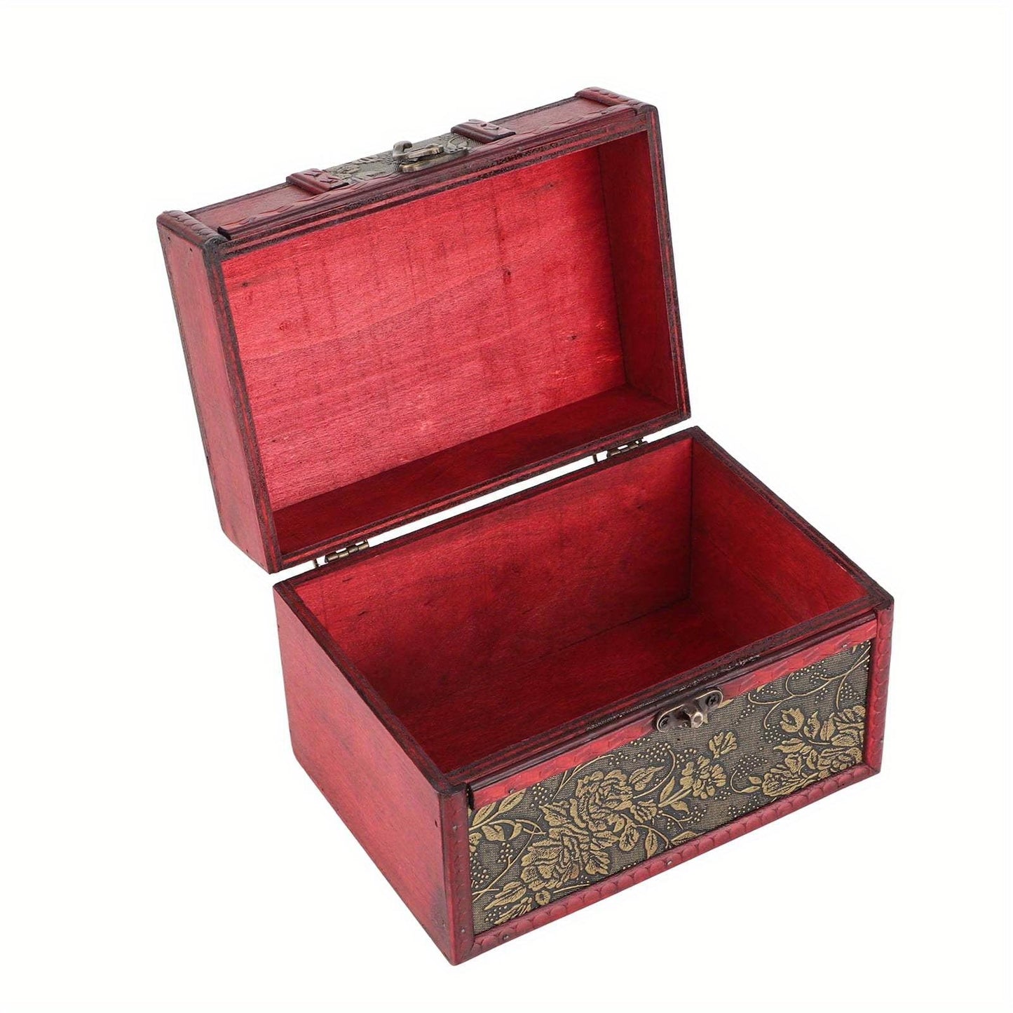 Jewelry Box Organizer Case Portable Wooden Pu Jewelry Display Storage Case for Jewelry(6262D036262Golden GrapeL )