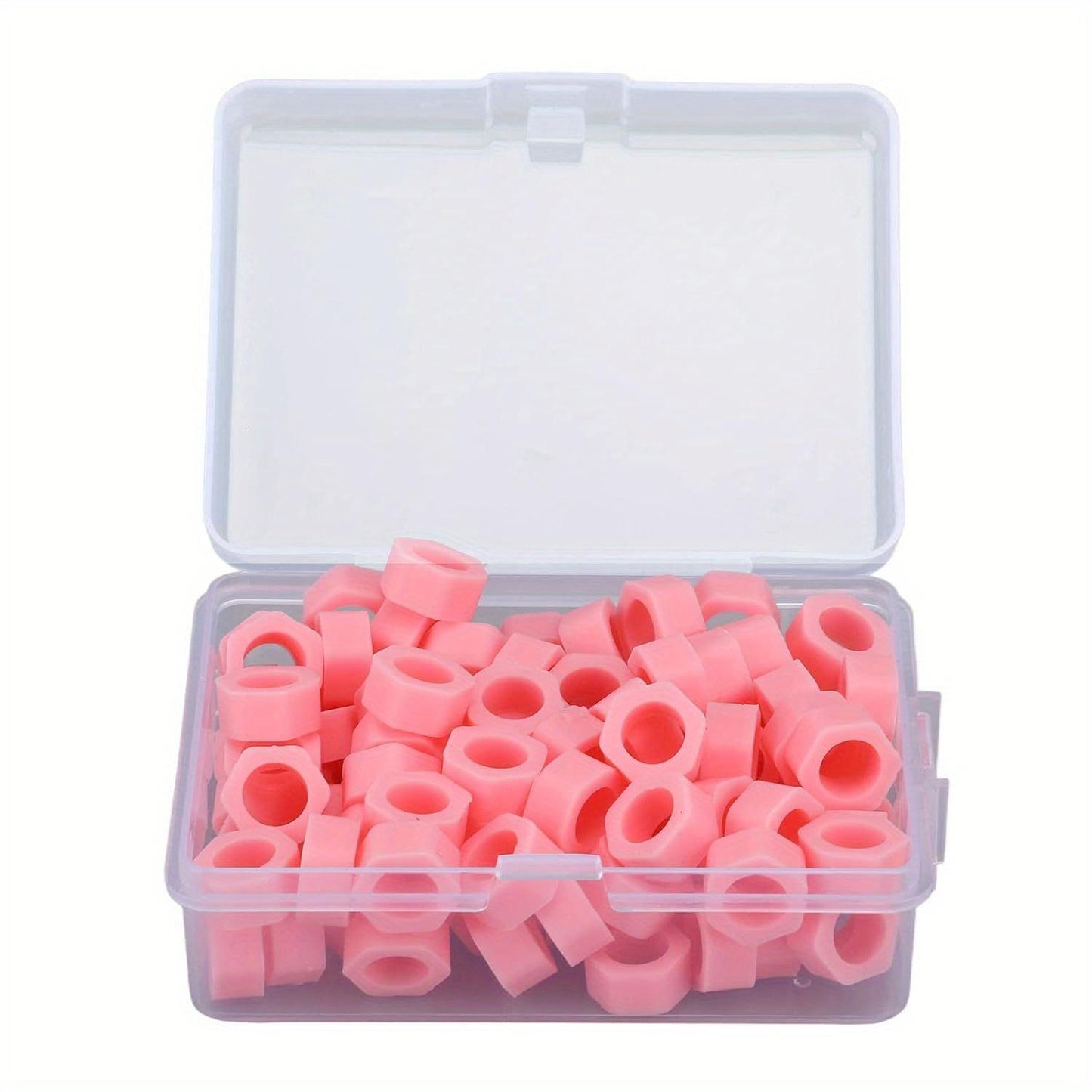 100pcs Dental Code Rings Silicone Color Code Instrument Rings for Instruments Identification ()