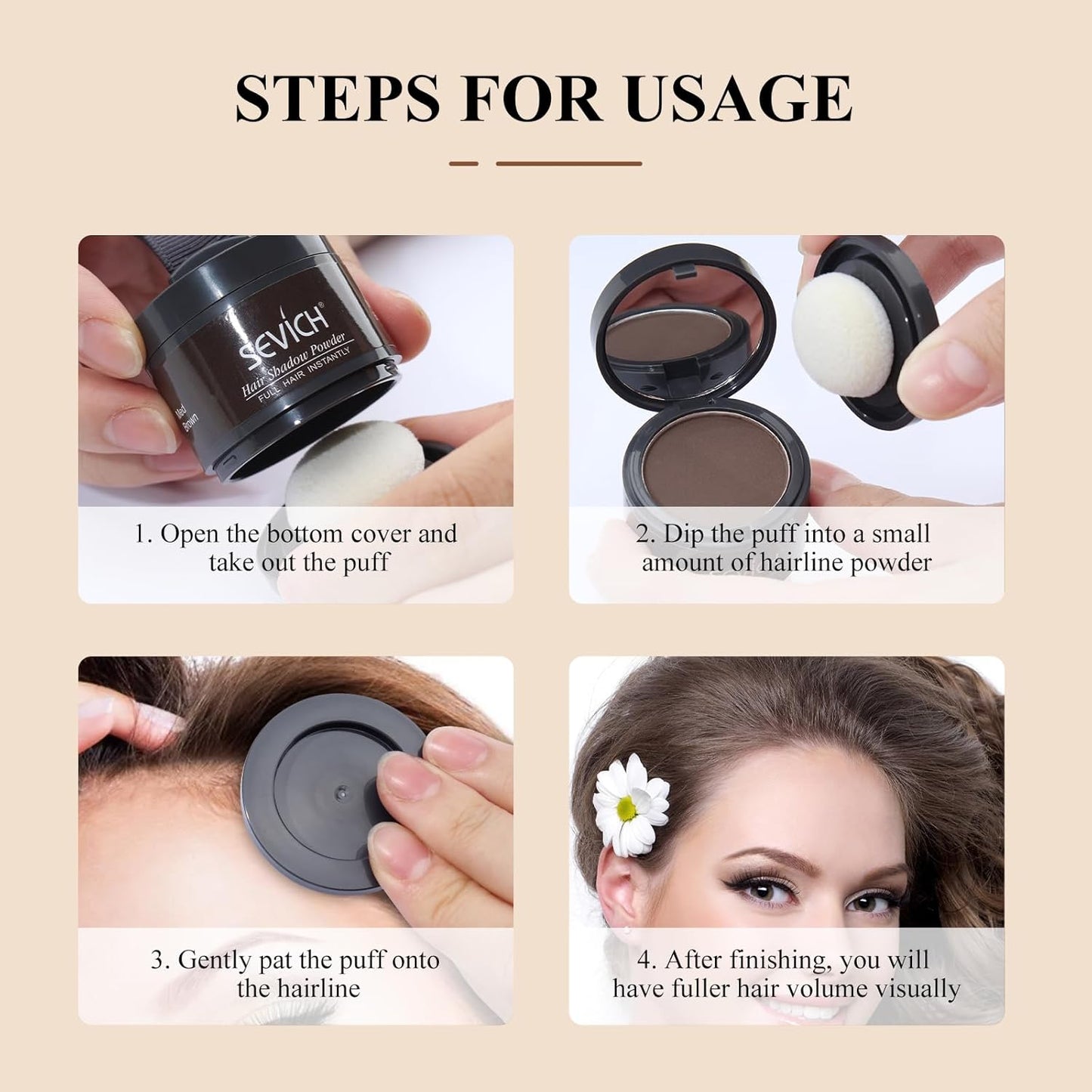 Hair Line Powder Hairline Shadow Cover Up Powder Hair Beauty Cosmetics Hairline Powder