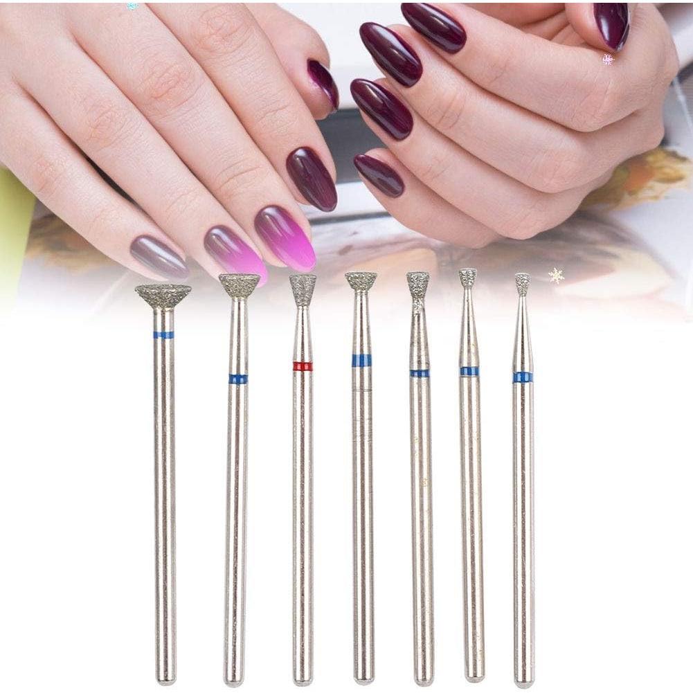 Nail Grinding Head,Multi-Functional Nail Art Manicure Drill Bits Electric Manicure Grinding Head Tool for Nail Polishing Machine (NO.03)