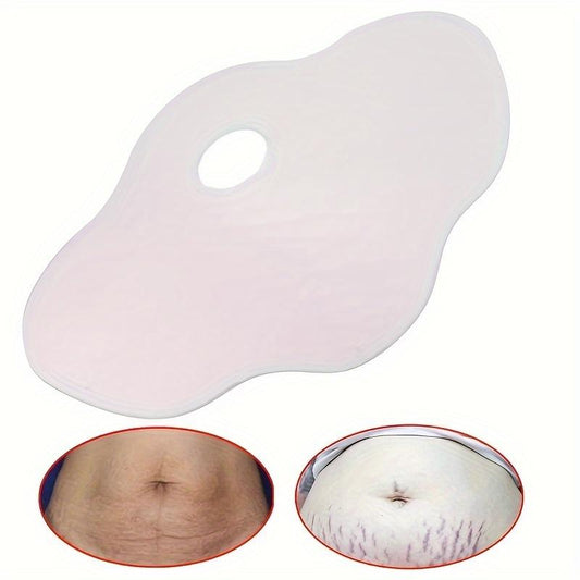 1PC Silicone Belly Sticker: Anti-Wrinkle, Scar Removal, Stretch Mark Solution for Women's Abdomen