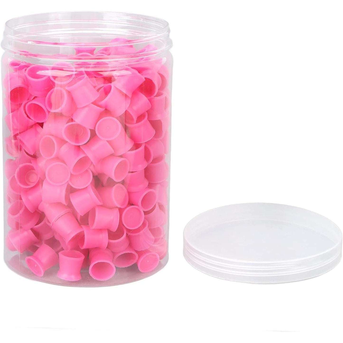 300PCS Silicone Tattoo Ink Cups, Tattoo Ink Caps, Disposable Pigment Ink Caps