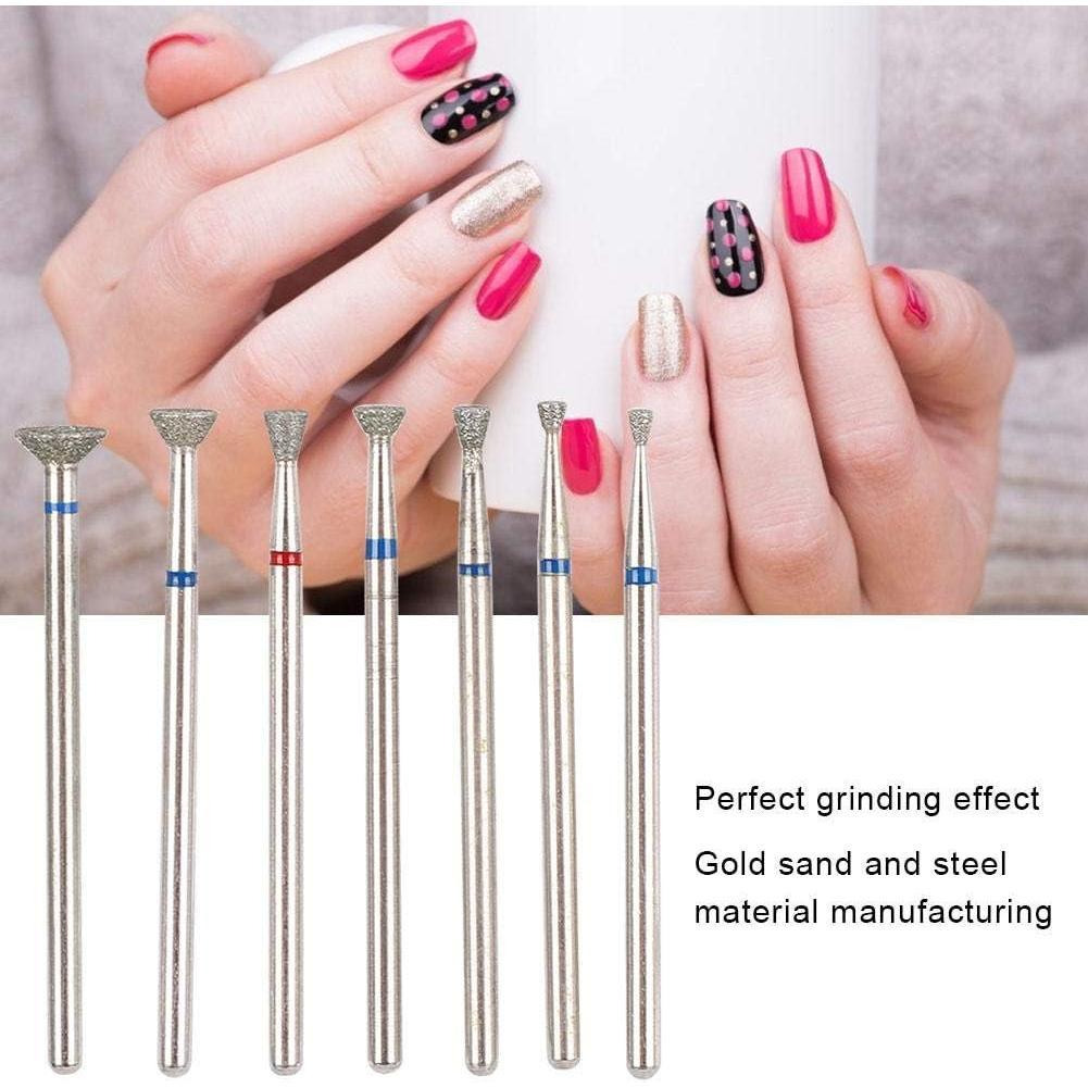 Nail Grinding Head,Multi-Functional Nail Art Manicure Drill Bits Electric Manicure Grinding Head Tool for Nail Polishing Machine (NO.03)