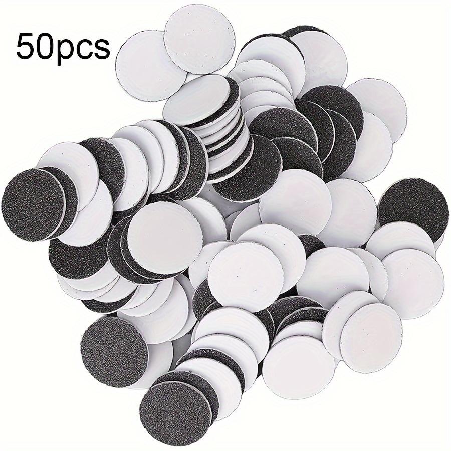 50pcs Self-Adhesive Sandpaper Discs for Electric Foot Callus Remover - Easy Apply, Exfoliating Pedicure Tool for Smooth Feet & Nails