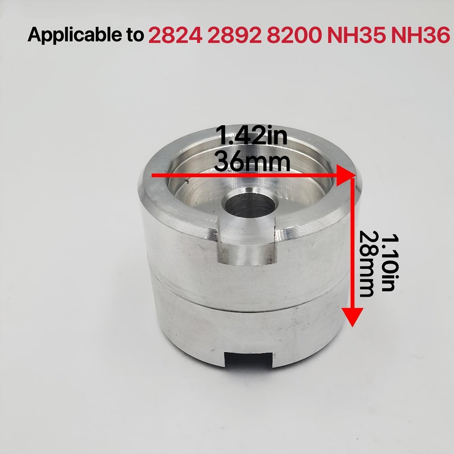 1pc Aluminum Multi-function Movement Base, Watch Movement Holder Bracket For 2824 2892 8200 NH35 NH36 Mod Base Retainer, Repair Assembly Tool