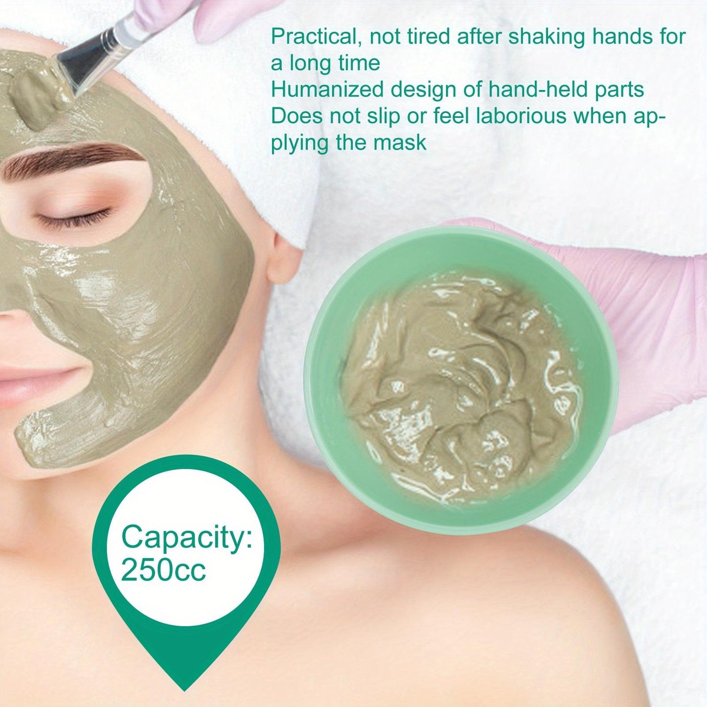 5PCS Facial Mask Mixing Bowl for Facial Mask, Mud Mask and Other Skincare Products