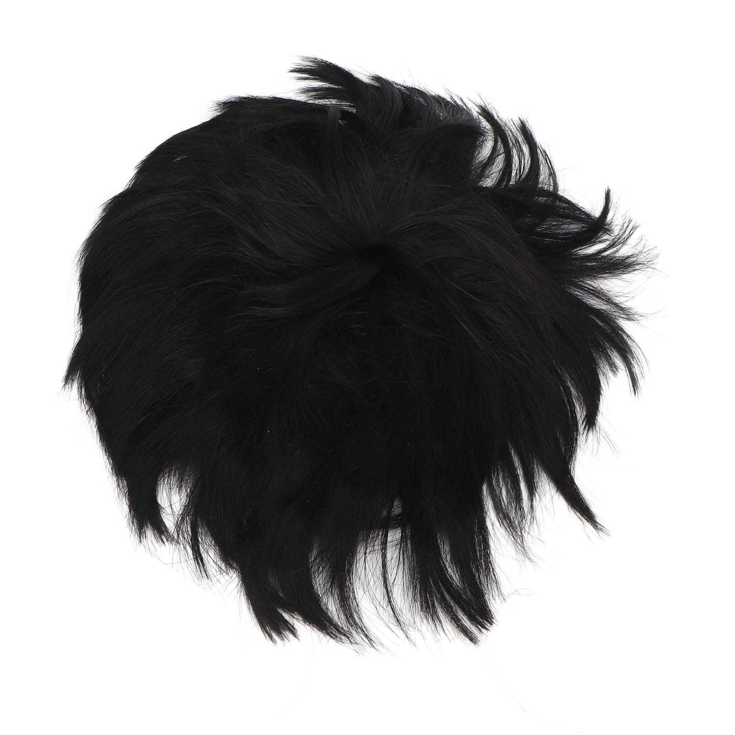 Men Short Toupee Fashionable Handsome Comfortable Breathable Men Hair Topper Wig for Daily Halloween Cosplay