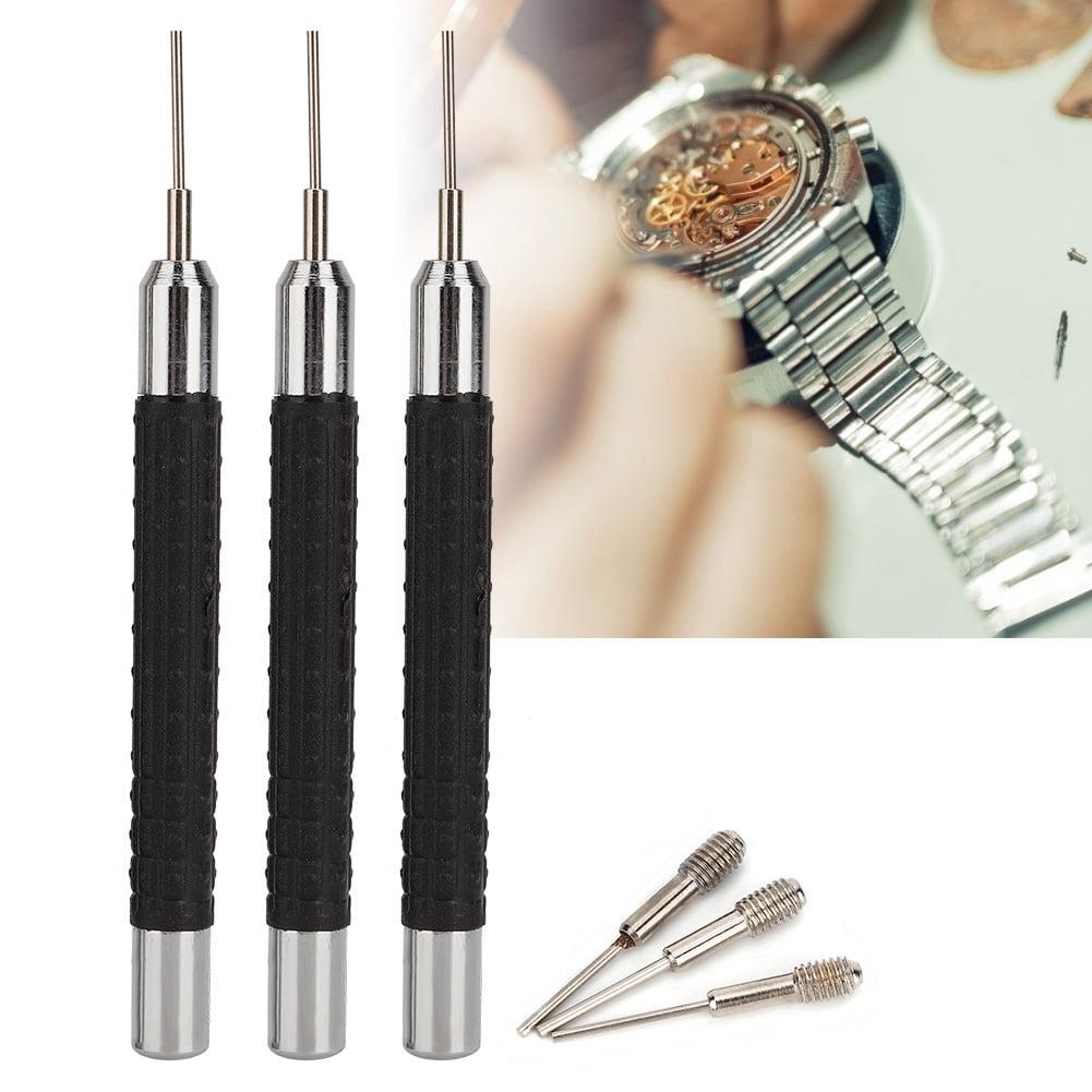 3pcs Alloy Watch Band Strap Bracelet Link Pin Remover 3 Needles Pin Punch Watch Link Spring Bars Adjuster Watchmaker Repair Tool Accessories