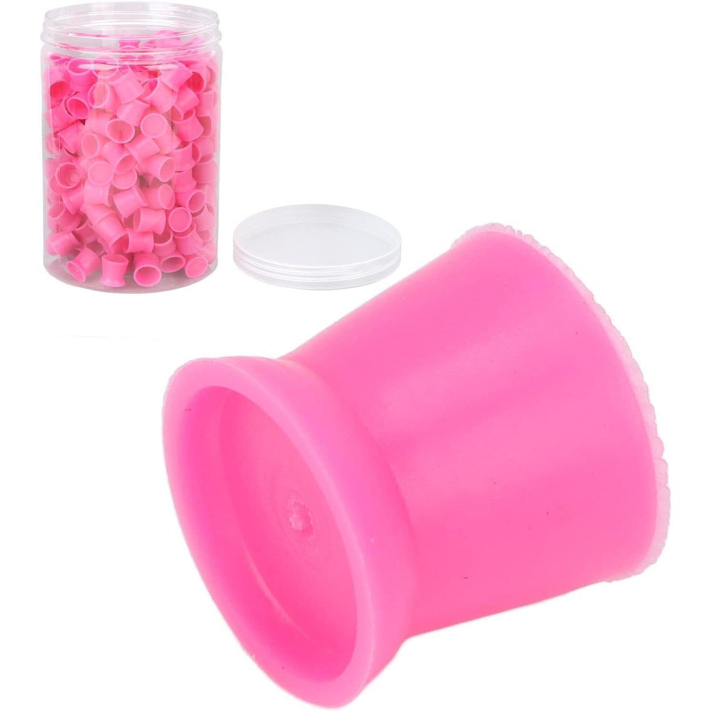 300PCS Silicone Tattoo Ink Cups, Tattoo Ink Caps, Disposable Pigment Ink Caps