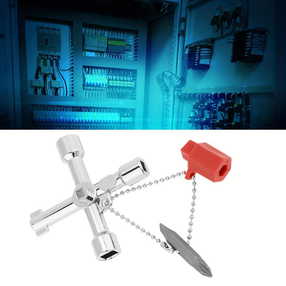 10pcs Multifunction Universal Control Cabinet Cross Key Wrenches Hand Tools